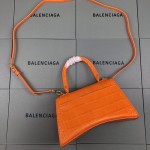 Balenciaga Women's Hourglass Xs Handbag in Orange