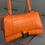 Balenciaga Women's Hourglass Xs Handbag in Orange