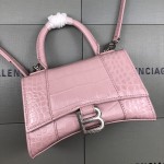 Balenciaga Women's Hourglass Xs Handbag in PInk