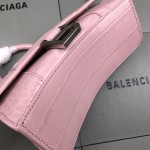 Balenciaga Women's Hourglass Xs Handbag in PInk