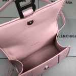 Balenciaga Women's Hourglass Xs Handbag in PInk