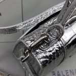 Balenciaga Women's Hourglass Xs Handbag in Silver