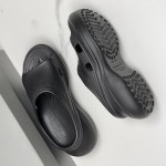 Balenciaga Pool Crocs™ Slide Sandal in Black