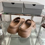 Balenciaga Pool Crocs™ Slide Sandal in Brown