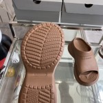 Balenciaga Pool Crocs™ Slide Sandal in Brown