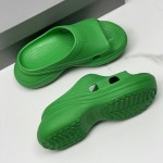 Balenciaga Pool Crocs™ Slide Sandal in Green