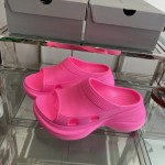 Balenciaga Pool Crocs™ Slide Sandal in Rose