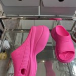 Balenciaga Pool Crocs™ Slide Sandal in Rose