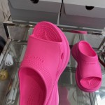 Balenciaga Pool Crocs™ Slide Sandal in Rose