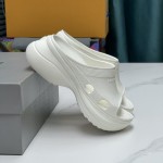 Balenciaga Pool Crocs™ Slide Sandal in White