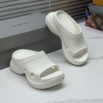 Balenciaga Pool Crocs™ Slide Sandal in White