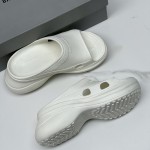 Balenciaga Pool Crocs™ Slide Sandal in White