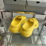 Balenciaga Pool Crocs™ Slide Sandal in Yellow