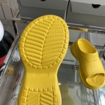 Balenciaga Pool Crocs™ Slide Sandal in Yellow