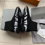 Balenciaga Speed Sneakers Graffiti Black