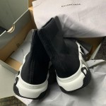 Balenciaga Speed Sneakers Graffiti Black / White