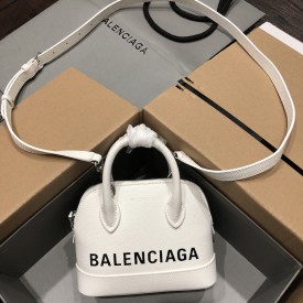 Balenciaga Women's Ville Xxs Handbag in White