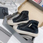 Balenciaga Paris High Top Sneaker in Black