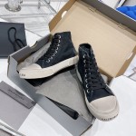 Balenciaga Paris High Top Sneaker in Black