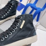 Balenciaga Paris High Top Sneaker in Black