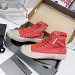 Balenciaga Paris High Top Sneaker in Red