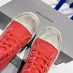 Balenciaga Paris High Top Sneaker in Red