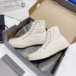 Balenciaga Paris High Top Sneaker in White