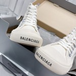 Balenciaga Paris High Top Sneaker in White