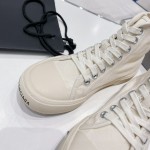 Balenciaga Paris High Top Sneaker in White