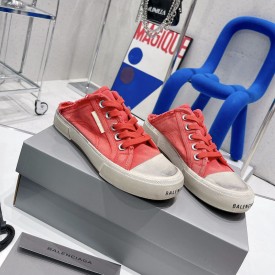 Balenciaga Paris Sneaker Mule in Red