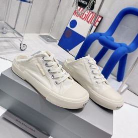 Balenciaga Paris Sneaker Mule in White