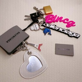 Replica Balenciaga Turner Keychain in Multicolored