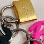 Balenciaga Women's Turner Keychain in Multicolored