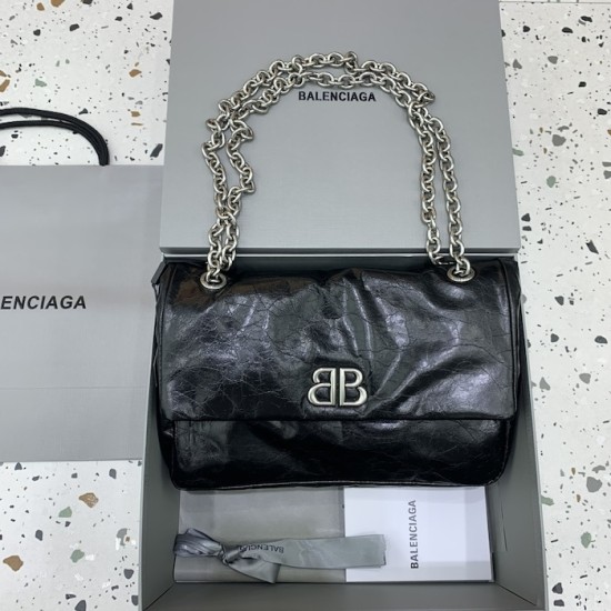 Balenciaga Monaco Mini Bag in Black