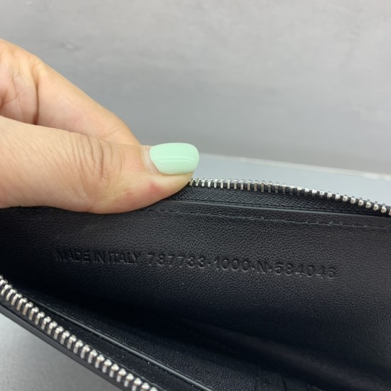 Balenciaga Passport Phone Holder in Black