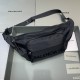 Balenciaga Wheel Beltpack in Black with Black