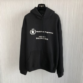 Balenciaga WFP Hoodie Medium Fit in Black