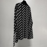 Balenciaga Mini Allover Logo Cardigan in Black