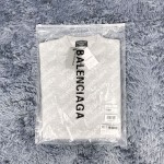 Balenciaga Mini Allover Logo Sweater in Grey