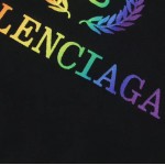 Balenciaga BB Balenciaga printed hoodies Rainbow