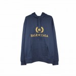 Balenciaga BB Balenciaga printed hoodies Blue