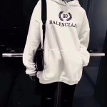 Balenciaga BB Balenciaga printed hoodies White