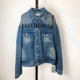 Replica Balencaiga Chest Logo Jacket