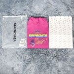 Balenciaga 90/10 Hoodie Wide Fit in Fuchsia