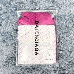 Balenciaga 90/10 Hoodie Wide Fit in Fuchsia