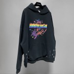 Balenciaga 90/10 Hoodie Wide Fit in Black