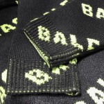 Balenciaga Allover Logo Crewneck Sweater Black / Green