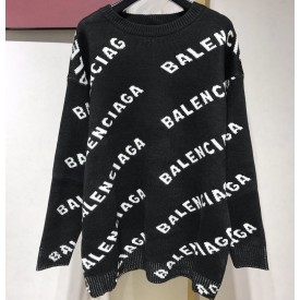 Replica Balenciaga Allover Logo Sweater