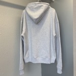 Balenciaga BB Back Pulled Hoodie Grey