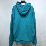 Balenciaga Caps Destroyed Hoodies Blue